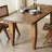 Brown Rectangular Solid Wood Dining Table-107787652
