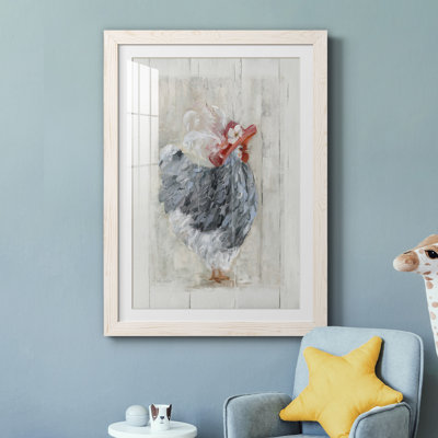 Dimanche, meilleure poule - impression encadrée sur papier