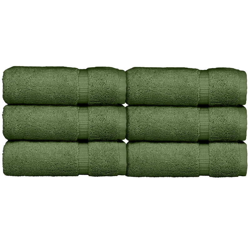 Débarbouillette 100% coton Dobby Border, Mousse