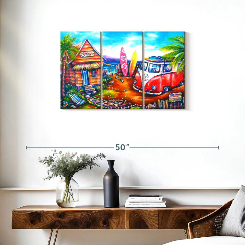 Senne Summer Hut And Van, H 20 po x l 33 po
