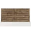 Cadre de lit double de style rustique avec finition en pin vieilli, motif moderne, tête de lit et rails pour la chambre à coucher, finition de sommier nécessaire pour la chambre à coucher, rails, essentiel-118897237