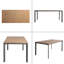 Table de salle à manger avec plateau