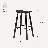 Maven Lane Luna Backless Wooden Kitchen Stool-92610973-93051215-120617271