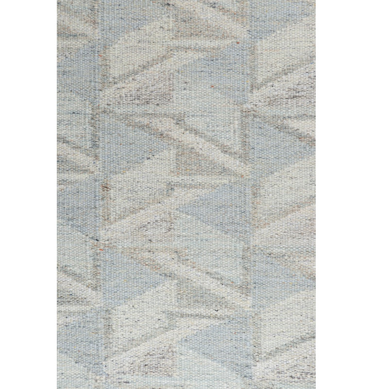 Scandinavian Wool Geometric Area Rug, Rectangle 10' x 14'