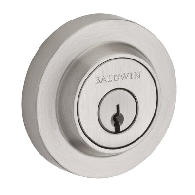 Contemporary Round Single Cylinder Deadbolt