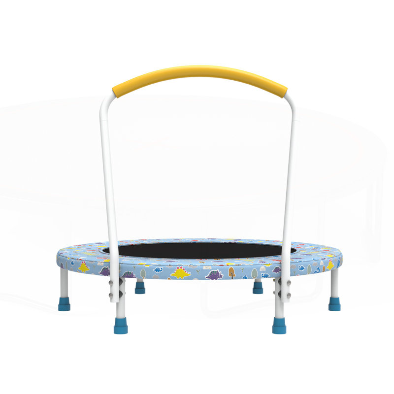 Versatile Mini Trampoline for Kids with Safety Features and Fun Design