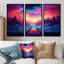 Cruce - ensemble de décoration murale paysage abstrait-108315891-108315893