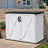 4 Ft. W X 2 Ft. D Outdoor Resin Horizontal Storage Shed-113399247