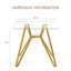 Square Glass Top Dining Table
