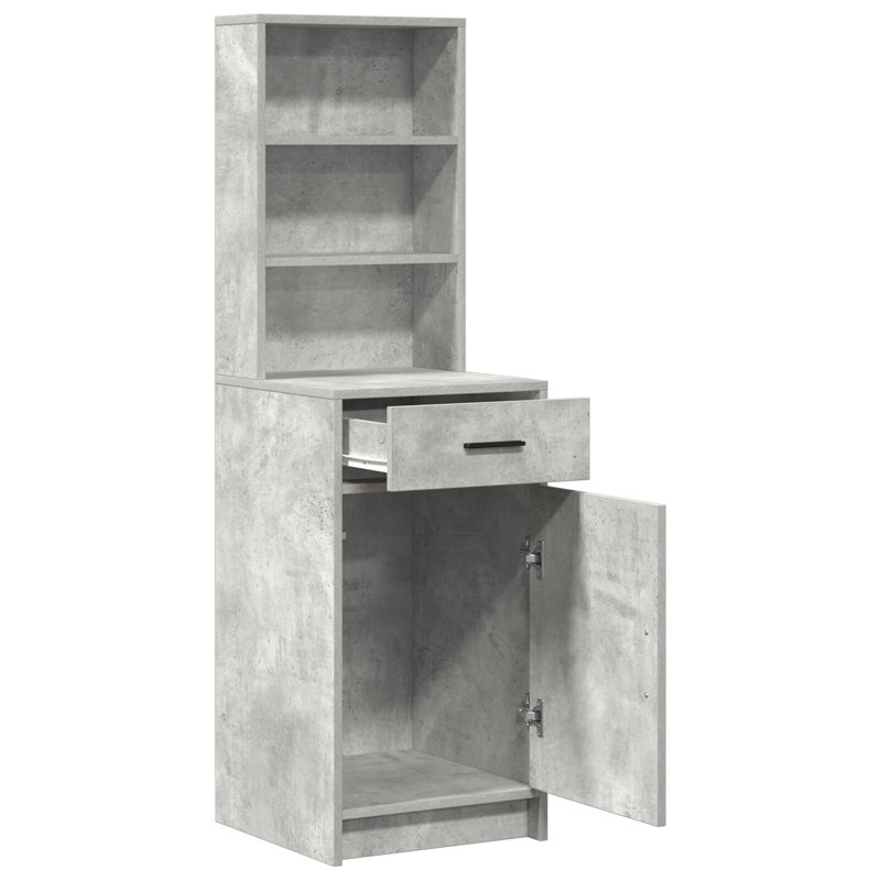 40cm Sideboard, Concrete Grey