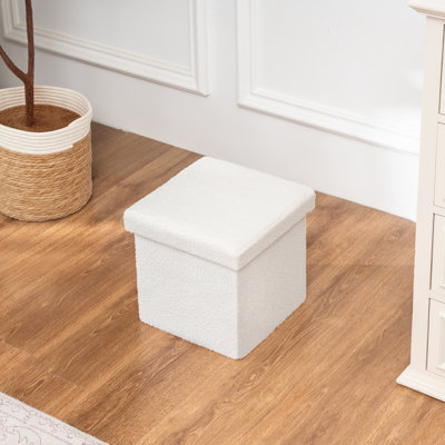 Repose-pieds cubique avec rangement