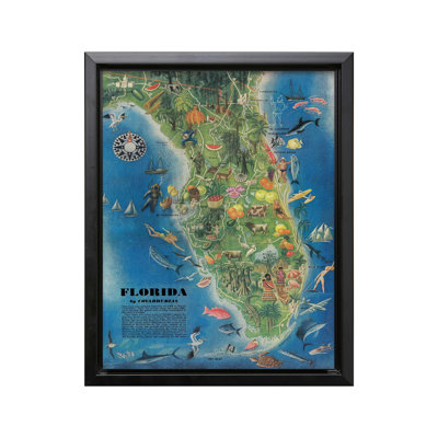 Carte de l'État de la Floride