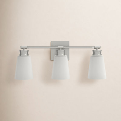 Libre 3 Light Frosted Dimmable Vanity Light