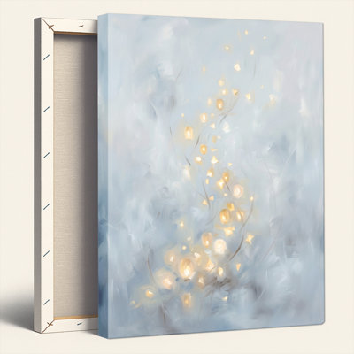Glowing Lights Canvas Wall Art Oil Painting Print Set Of 1