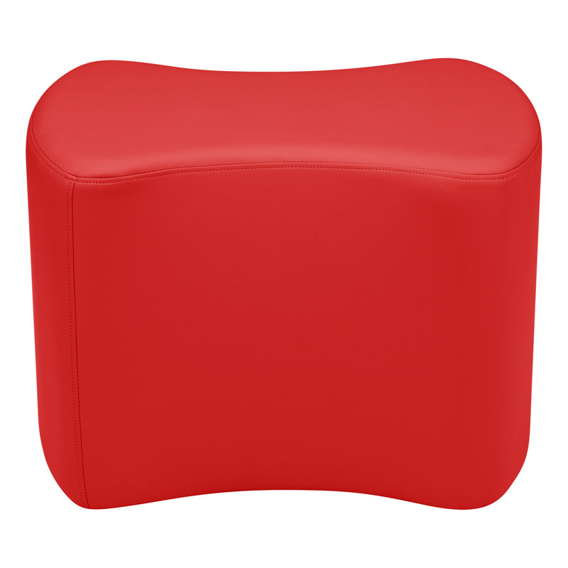 Tabouret à nœuds papillon structuré en savoir plus, Rouge