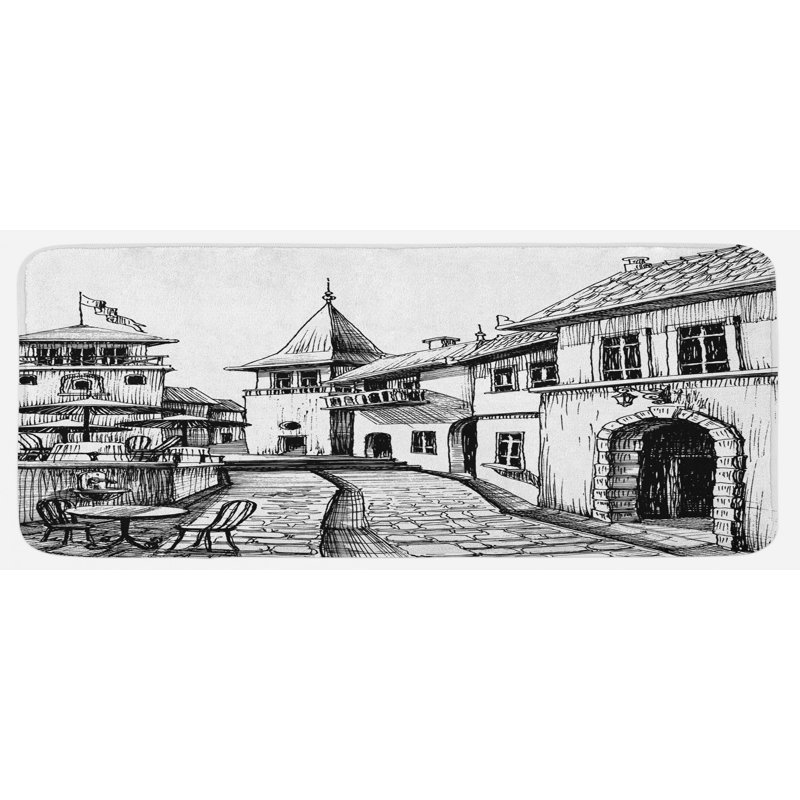 Tapis de cuisine cityscape