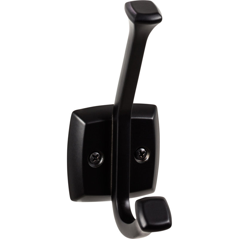 Juliet 4 3/4 Inch Wall Hooks, Black