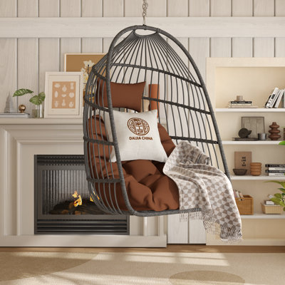 Balancelle d'extérieur, chaise en rotin, chaise suspendue