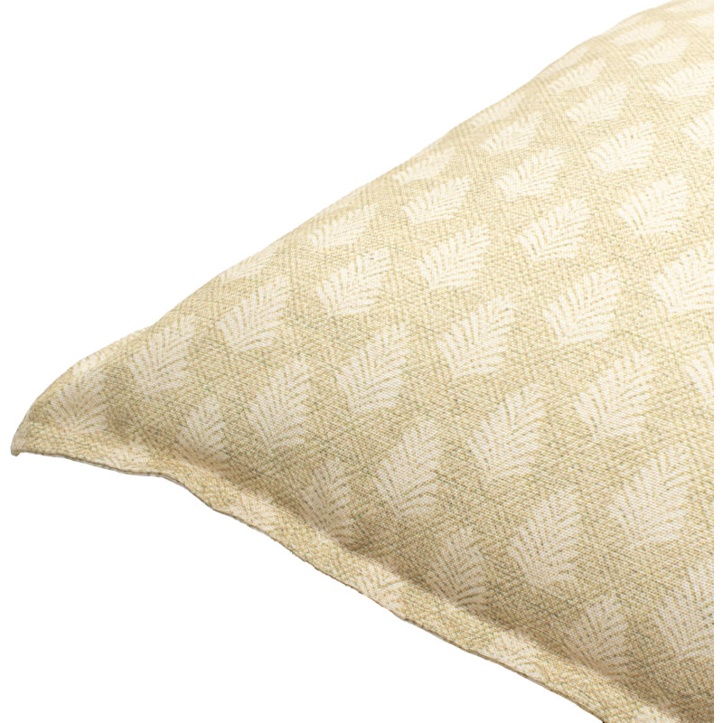 Gardner Accent Throw Pillow Cover, 22"H x 22"W, Tan/Beige, Polyester