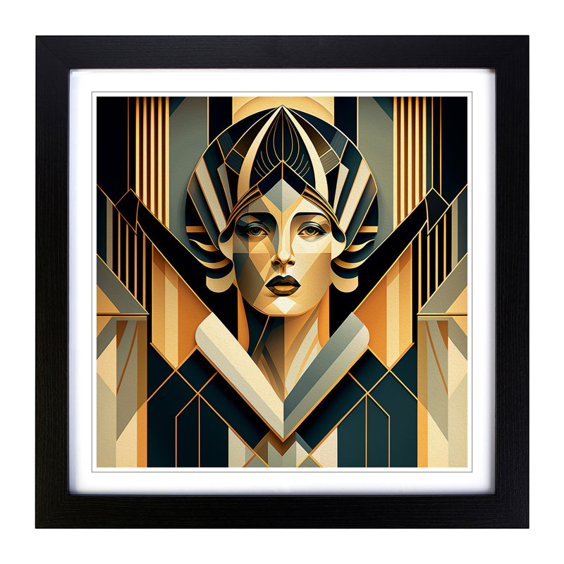 Single Picture Frame Print on Wood, Black