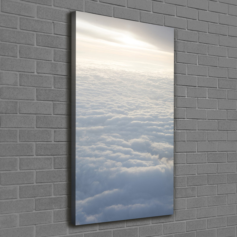 Flight Over The Clouds - Wrapped Canvas Print