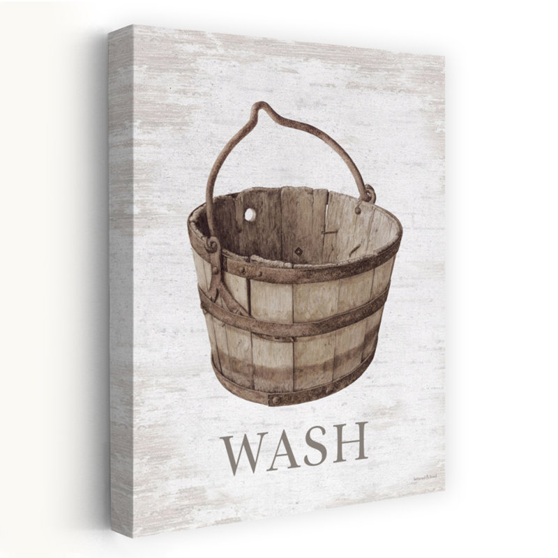 Heirloom Laundry - Wash - Modern Farmhouse Vintage Vintage, H 16 po x l 24 po