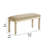 Bench, 41" Rectangular, Kitchen, Dining Room, Entryway, Bedroom, Upholstered, Wood, Transitional-1253533324