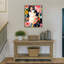 «Floral Patchwork Cat» par Mauriello, reproduction d'art sur toile encadrée-1338260153
