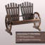 Wooden Love Seat
