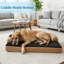 Lit orthopédique pour animaux de compagnie PETMAKER en mousse à mémoire de forme-27271425