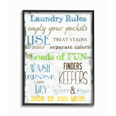 «Ehme Arata Jana Laundry Room» par Taylor Greene - Art textuel