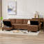 Canapé modulaire rembourré 7 pièces Zellar-1600326838
