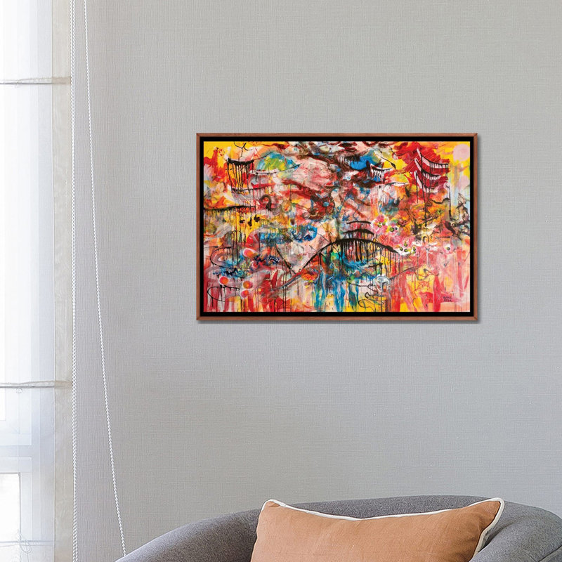 «Slow Dive», reproduction d'art sur toile encadrée, Brun, H 18 po x l 26 po, Toile à cadre flottant sans passe-partout