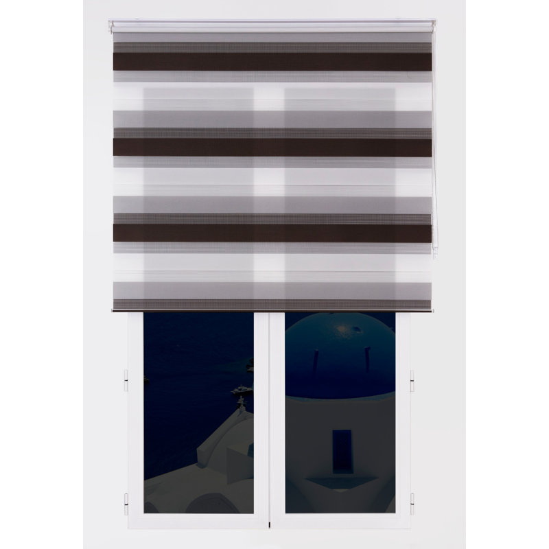 Semi Sheer Roller Blind, 175 cm L x 145 cm W, Grey