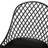 Outdoor Lily Chair - Black Polypropylene With Weather- Properties And Stylish Look, 17.65 In. Depth Seating Stable Structure Feature, 21.93 Width, 20.3 Package Height-292522128
