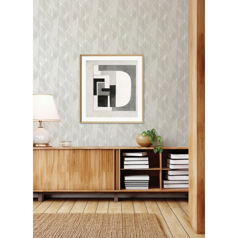 Bryant Evergreen Crosshatch Wallpaper, Green