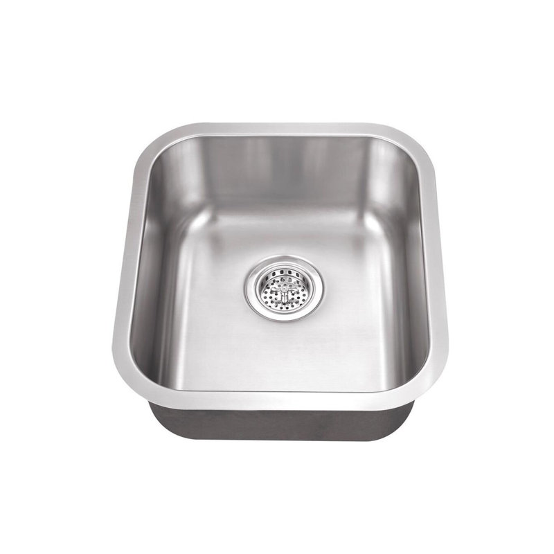 18 " L Undermount Single Bowl Stainless Steel Kitchen Sink