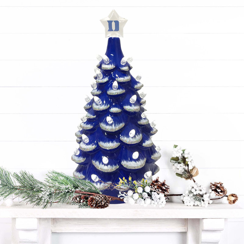 Arbre en céramique NCAA College Spirit, Blue Devils de Duke