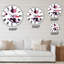 Horloge murale arc-en-ciel surdimensionnée Rainbow Swinger-73197197