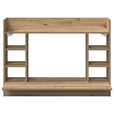 Wall-Mounted Desk 105X48x75 Cm Engineered Wood