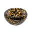 Vase de table en verre brun / noir 4,3 po Aubreona