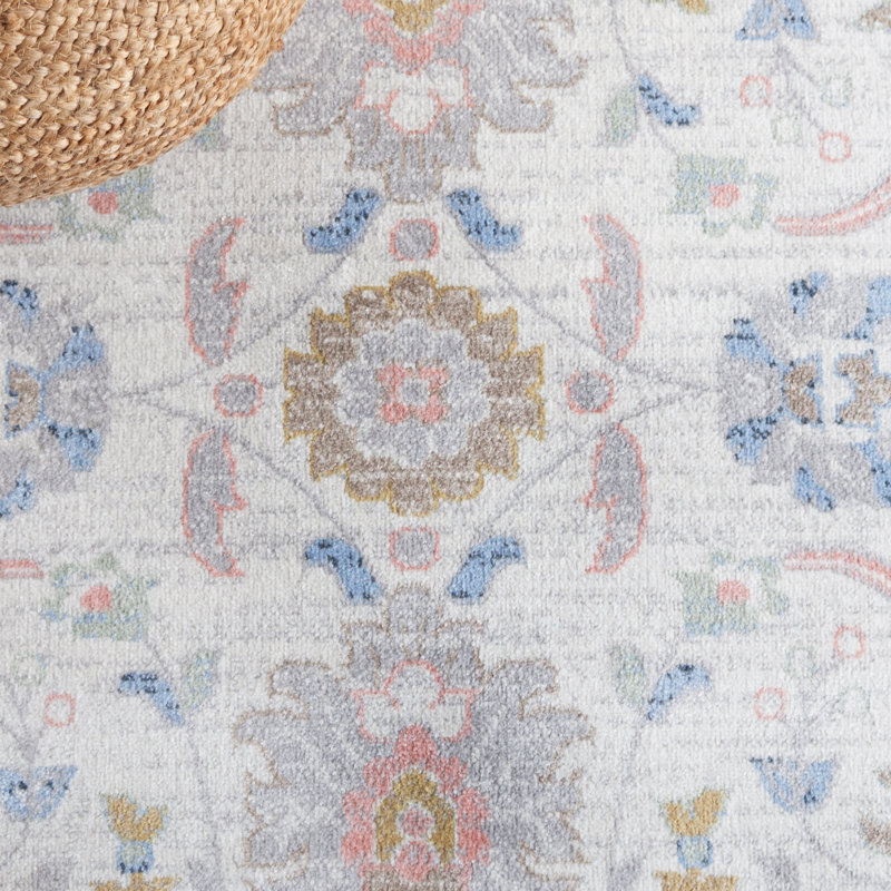 Bayside Performance Machine Washable Oriental Rug, Square 3'
