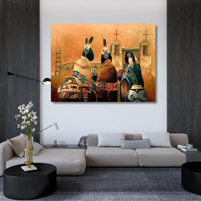 «Bungalow Rose Lee», art sur toile tendue par James Gallery: Mission Trio 70544