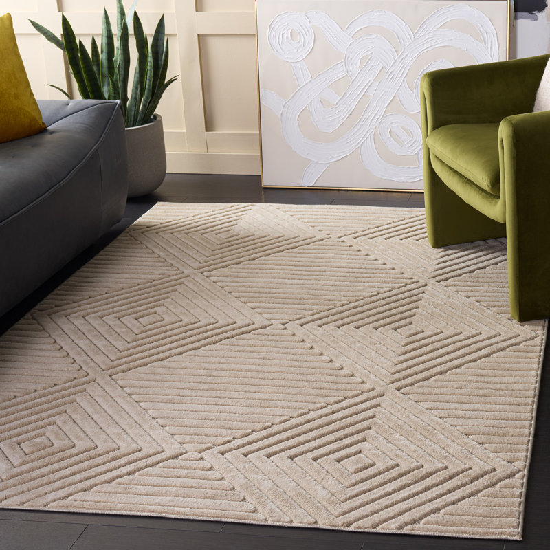 Selena 684 Performance Geometric Rug, 5'-3" X 7'-6" Rectangle