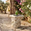 Antique Stone Corinthian Column Pedestal for Indoor and Outdoor Display