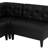 Adler Faux Leather Black Nook