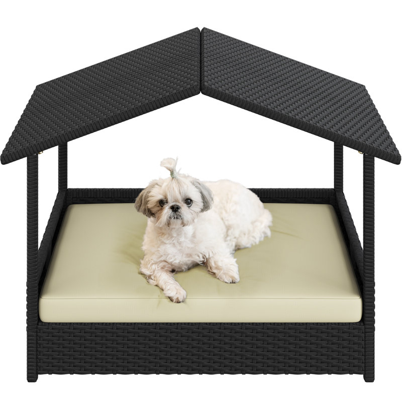 Rattan Dog House
