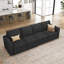 Canapé-lit modulaire en velours chenille 4 places-101955801