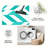 Turquoise Chevron carpet-easy to clean, machine-washable, soft and comfortable; suitable for door mats, kitchens, living rooms, bedrooms, corridors, and laundry areas. Easy to clean, durable carpet for home decoration.-129871389