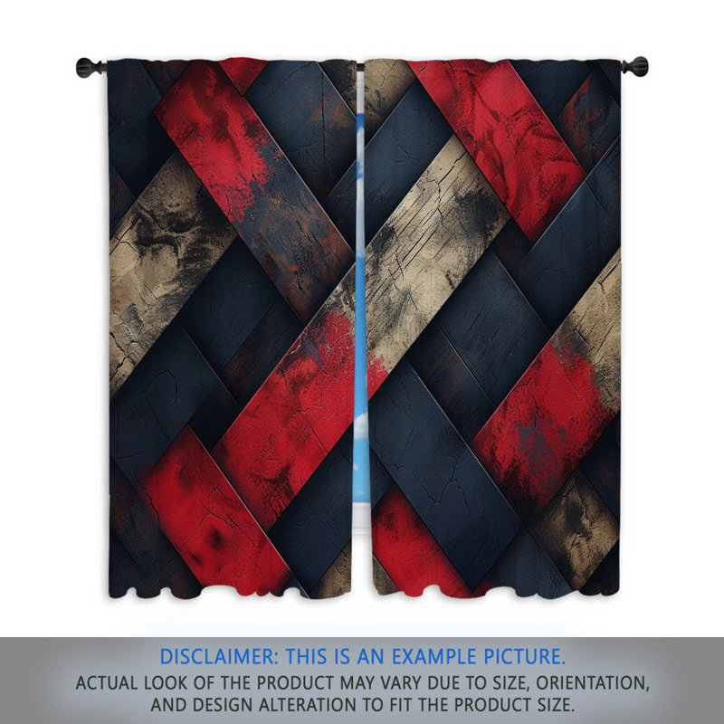 Paire de rideaux obscurcissant en polyester Ajrie, L 20 po x L 52 po